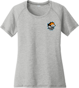 Woodridge Wild Ladies PosiCharge Tri-Blend Wicking Scoop Neck Raglan Tee