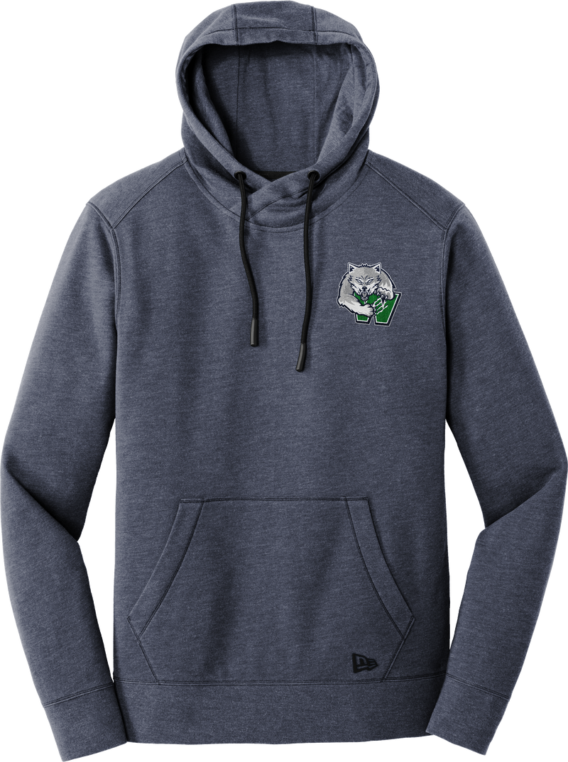 Woodbridge Wolfpack New Era Tri-Blend Fleece Pullover Hoodie