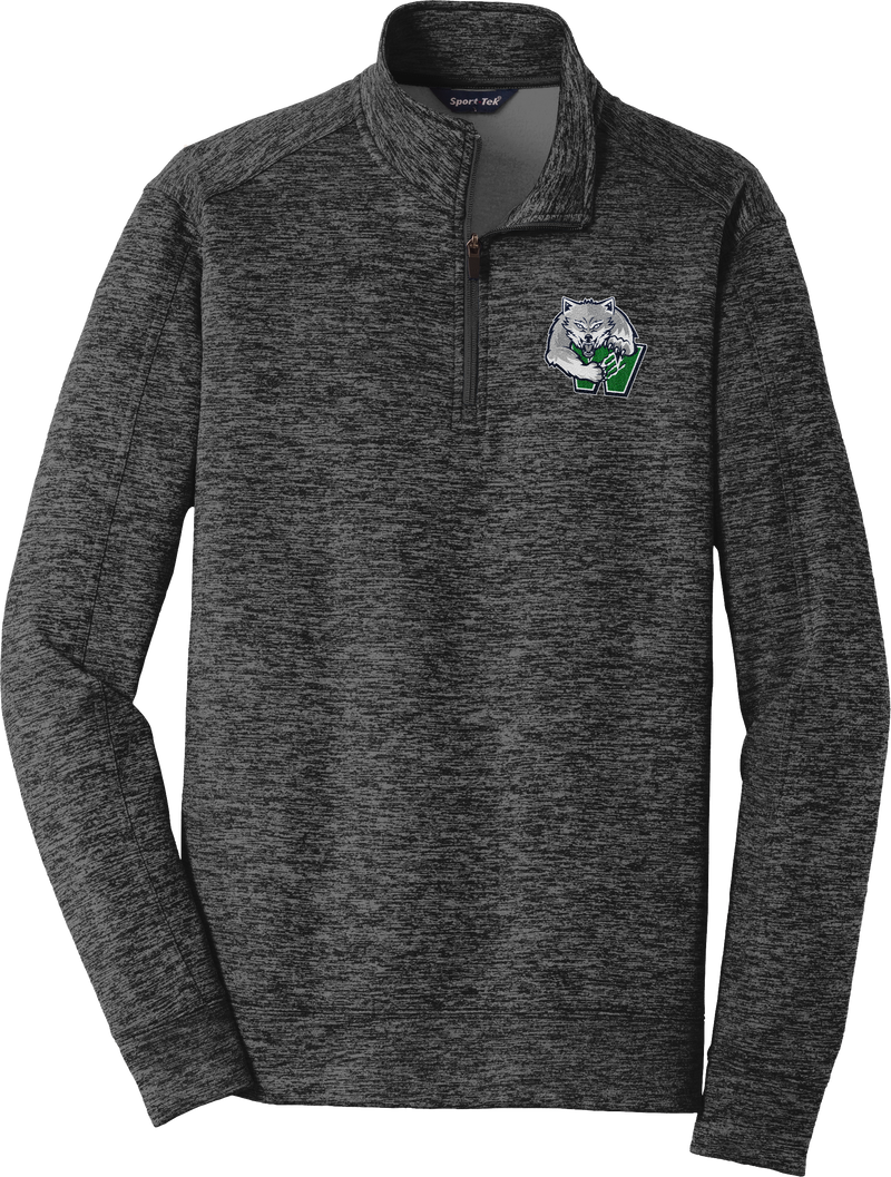 Woodbridge Wolfpack PosiCharge Electric Heather Fleece 1/4-Zip Pullover