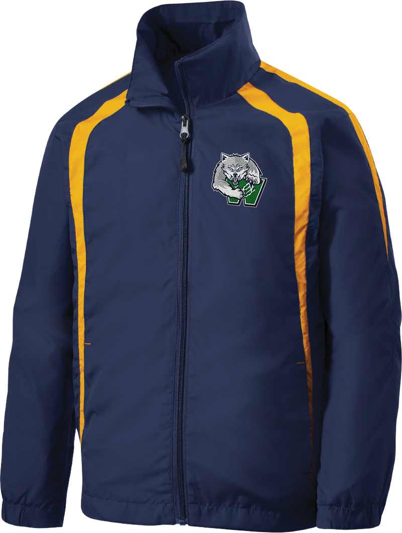 Woodbridge Wolfpack Youth Colorblock Raglan Jacket